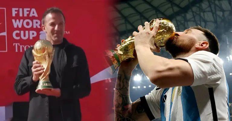 বাংলাদেশে বিশ্বকাপ ট্রফি ও লিওনেল মেসি